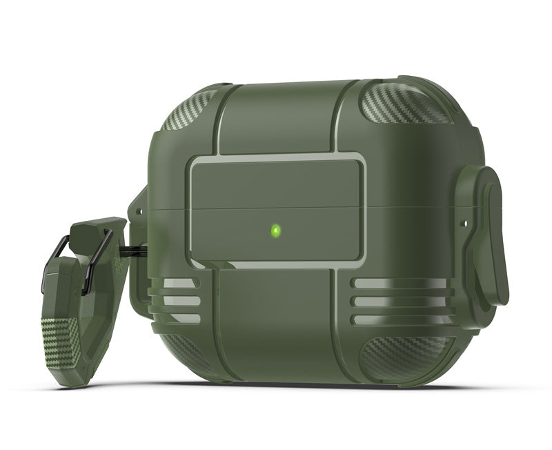 Third Generation Bluetooth Earphone Protective Case in various colors, designed for AirPods, showcasing its flip-type design and durable materials.