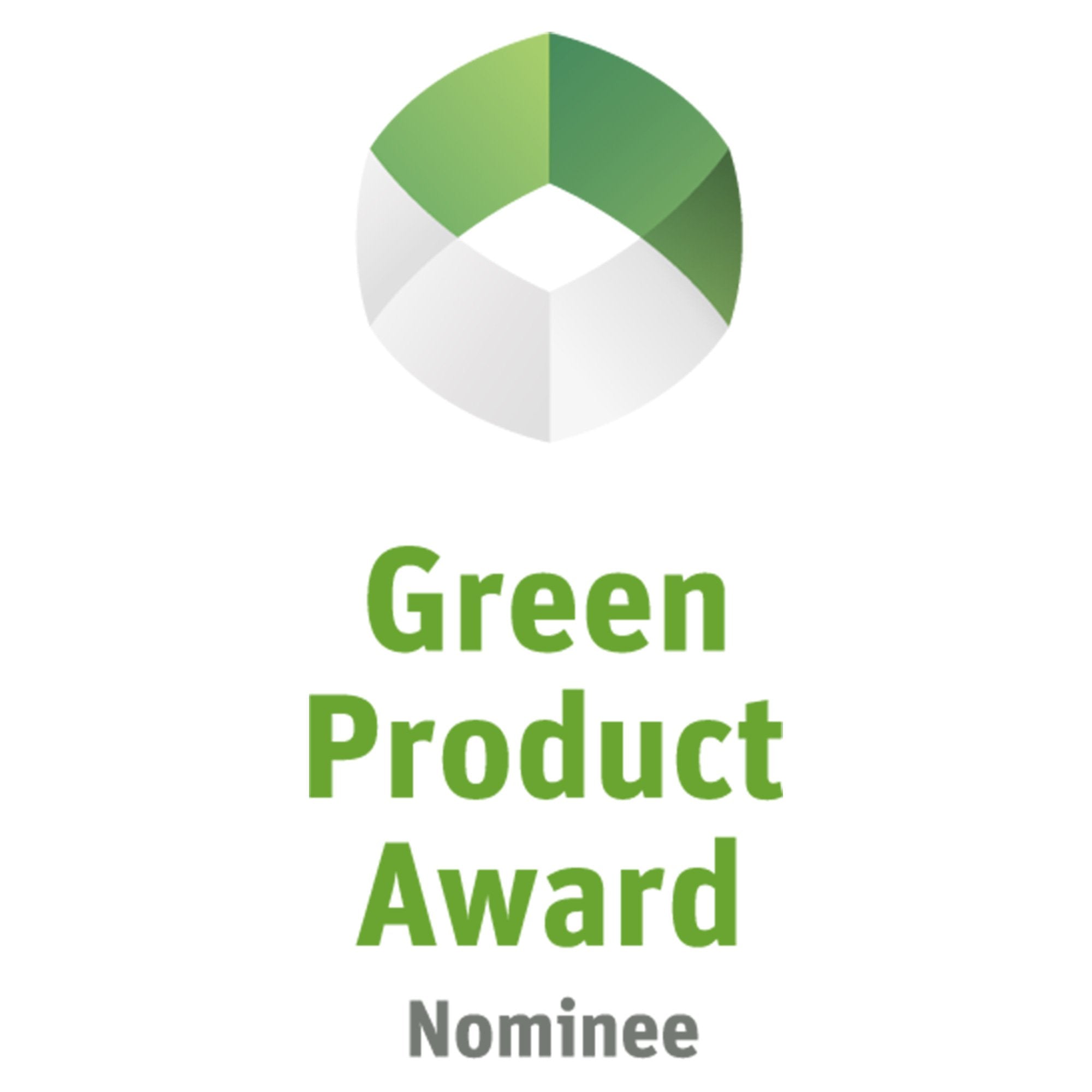 "Green Product Award Nominee logo"