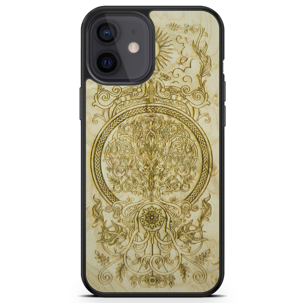 Decorative intricate phone case design.