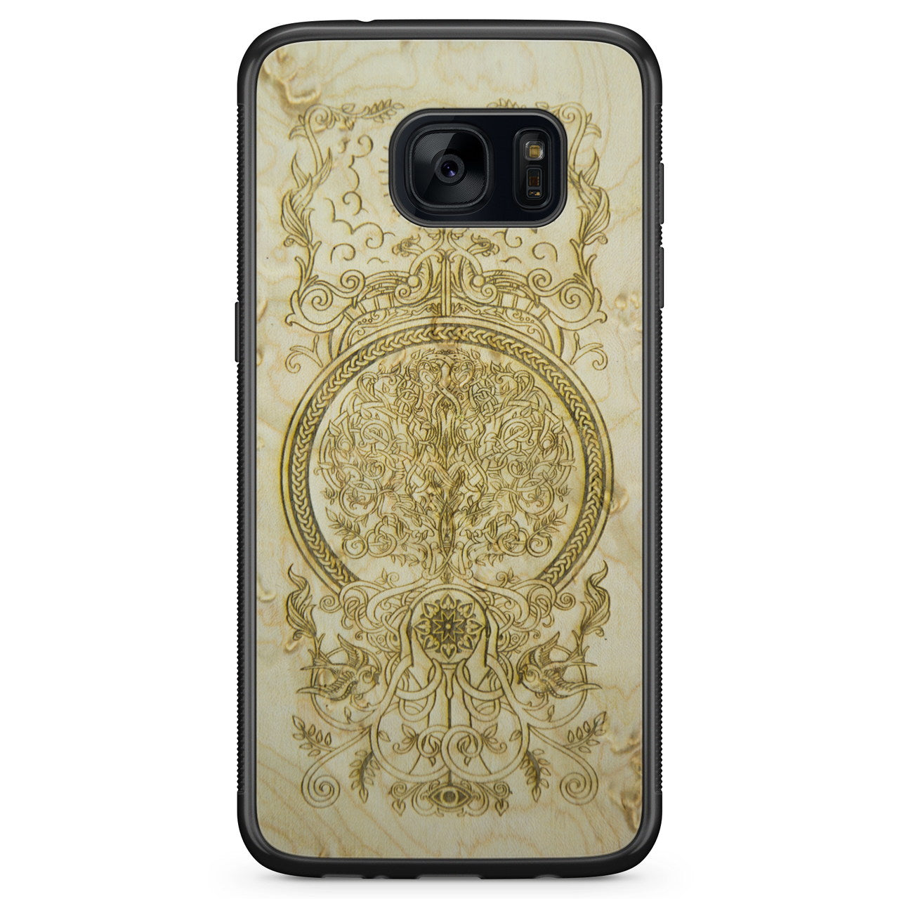 Decorative phone case with intricate design