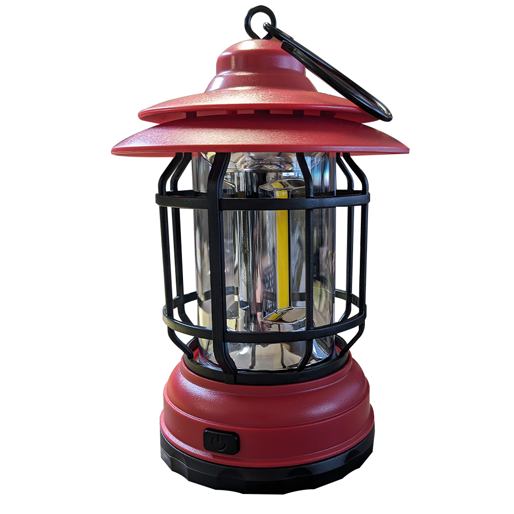 Camelion S245 260LM LED Lantern showcasing its classic design and features, ideal for outdoor activities.