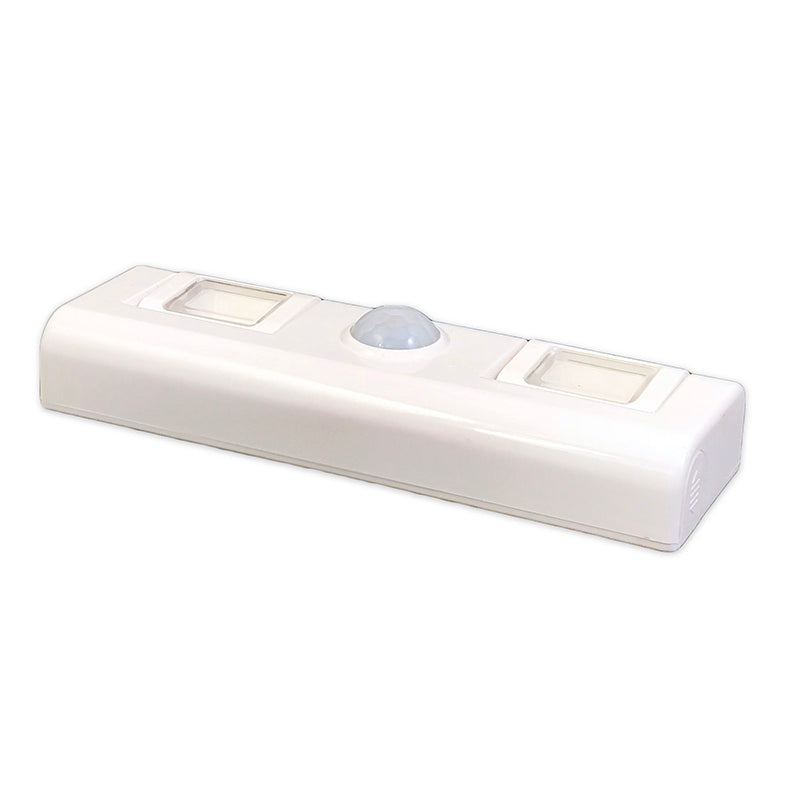 Motion Sensor Under Cabinet Light with Dual COB LED Lights, showcasing sleek design and adjustable features.