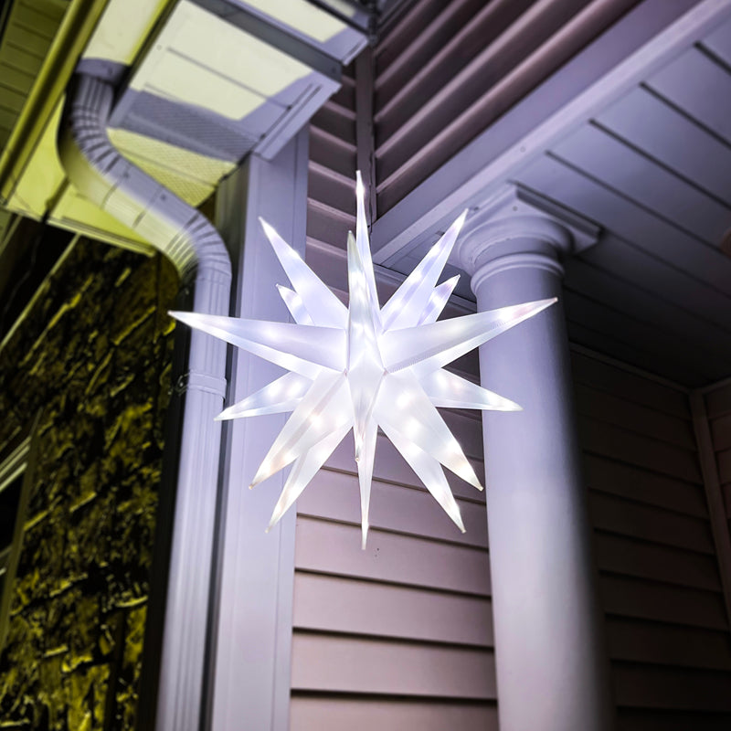 Large 22-inch Twinklers™ LED star with vibrant colors, perfect for indoor and outdoor decoration.