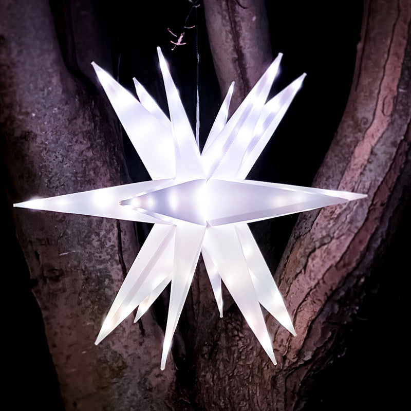 Large 22-inch Twinklers™ LED star with vibrant colors, perfect for indoor and outdoor decoration.