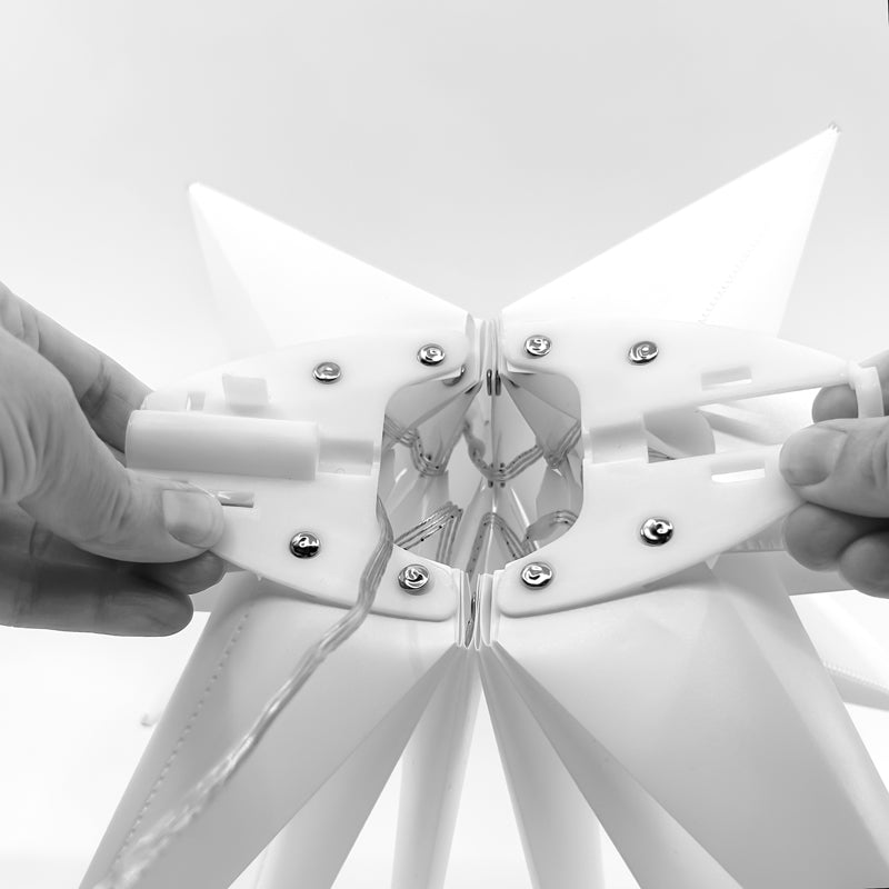 Large 22-inch Twinklers™ LED star with vibrant colors, perfect for indoor and outdoor decoration.