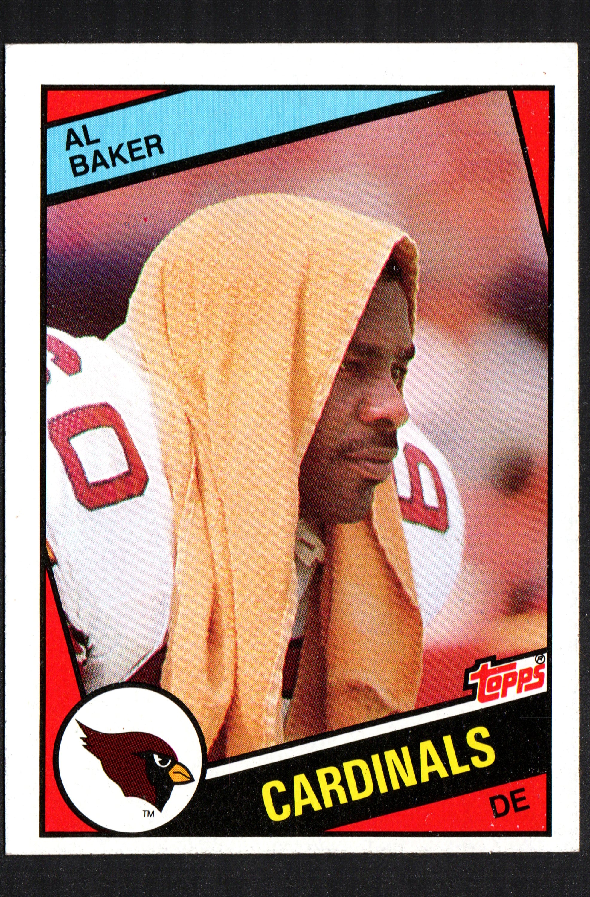 1984 Topps trading card featuring Al 'Bubba' Baker of the St. Louis Cardinals, card number 339, showcasing vibrant colors and design.