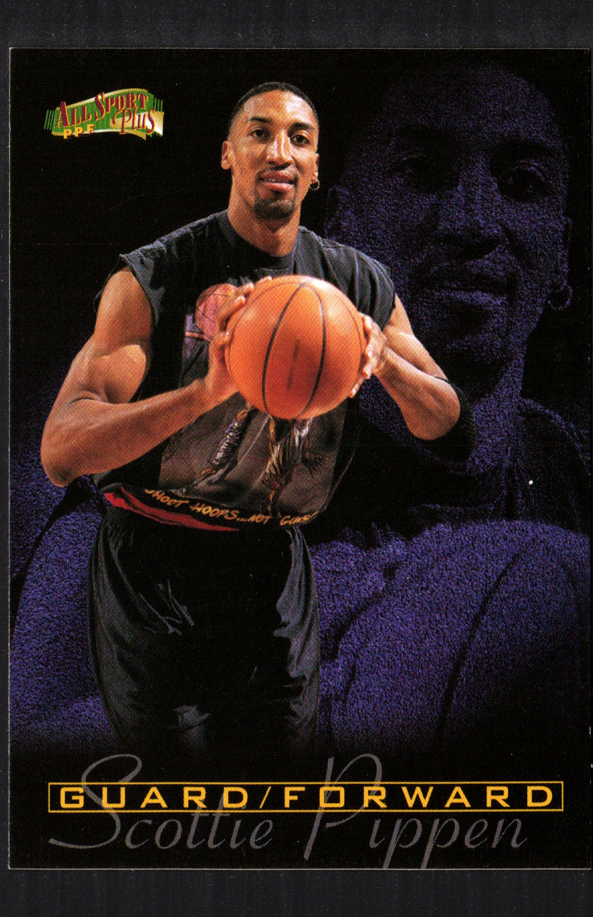 Scottie Pippen Chicago Bulls #181 trading card from 1996 Score Board, showcasing Pippen in his Bulls uniform.