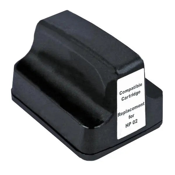High capacity black remanufactured inkjet cartridge for printers, showcasing its sleek design and premium quality.