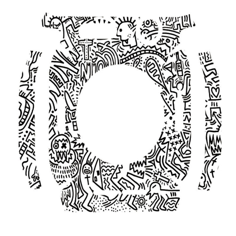 A close-up of the Full-Inclusive Border Sticker Watch Protective Film, showcasing its matte texture and precise cutouts for watch protection.