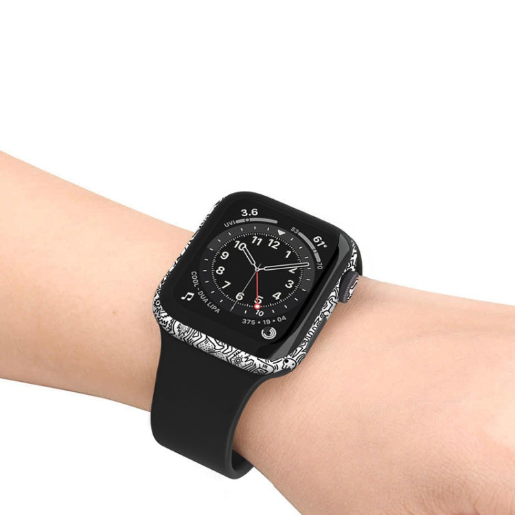 A close-up of the Full-Inclusive Border Sticker Watch Protective Film, showcasing its matte texture and precise cutouts for watch protection.