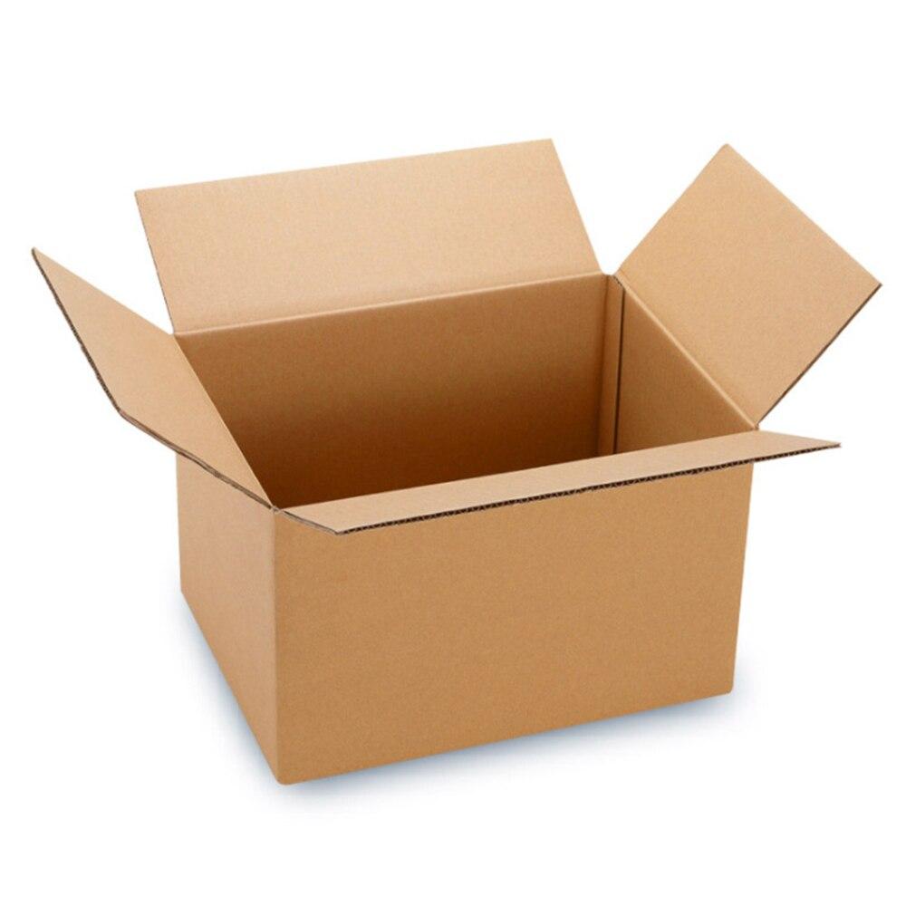 Pack of 100 yellow corrugated paper boxes, ideal for various occasions, measuring 8x6x4 inches.