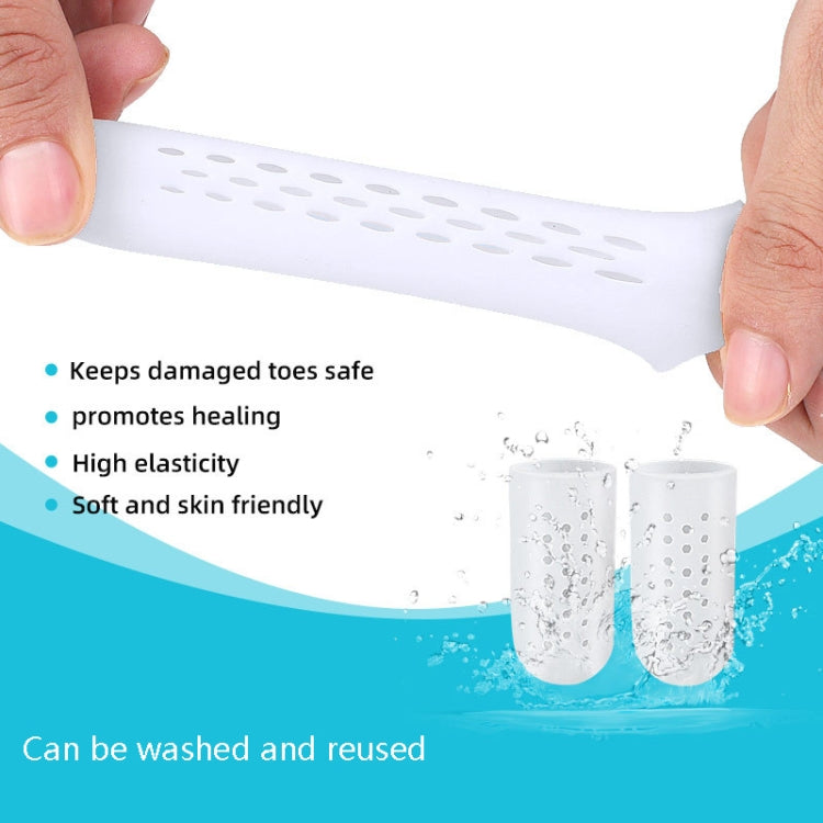 High-quality SEBS toe protective covers designed for high heels, featuring breathable holes and customizable lengths for comfort.