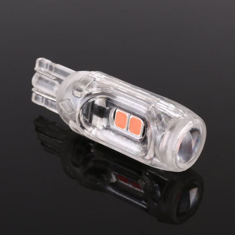10 PCS T10 DC12V Car Clearance Light with 5 LEDs, showcasing a compact design ideal for vehicle lighting upgrades.