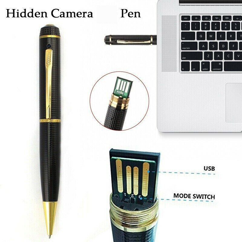 1080P HD Pocket Pen Camera, a sleek and discreet mini body video recorder designed to look like a regular pen.