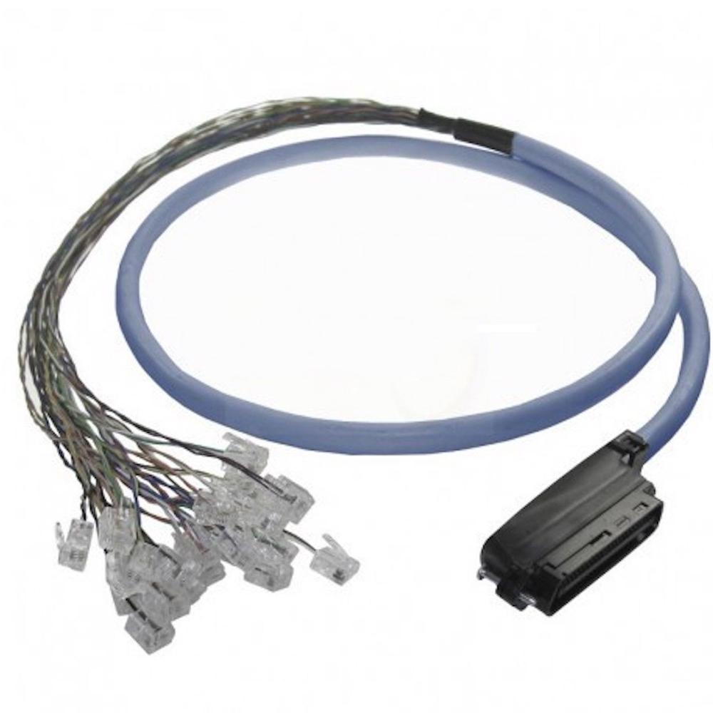10M RJ21 - RJ12 25 Pair Telephone Cable with 100% copper construction and gold contacts.