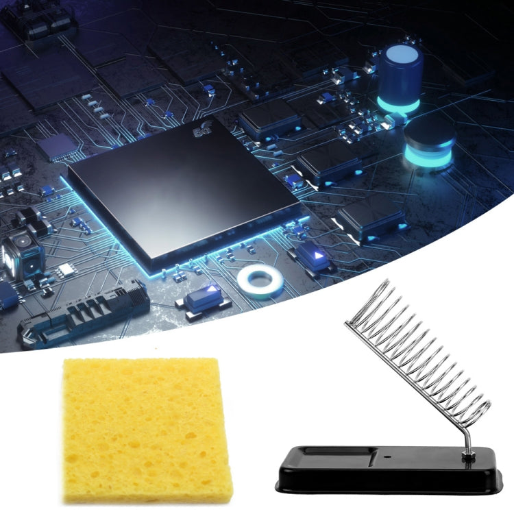 10 pieces of high-temperature resistant wood pulp cotton cleaning sponges for soldering iron maintenance.