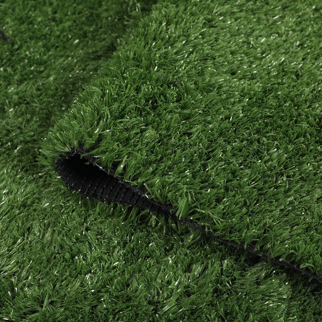 100SQM artificial grass lawn flooring, showcasing lush green synthetic turf ideal for outdoor spaces.