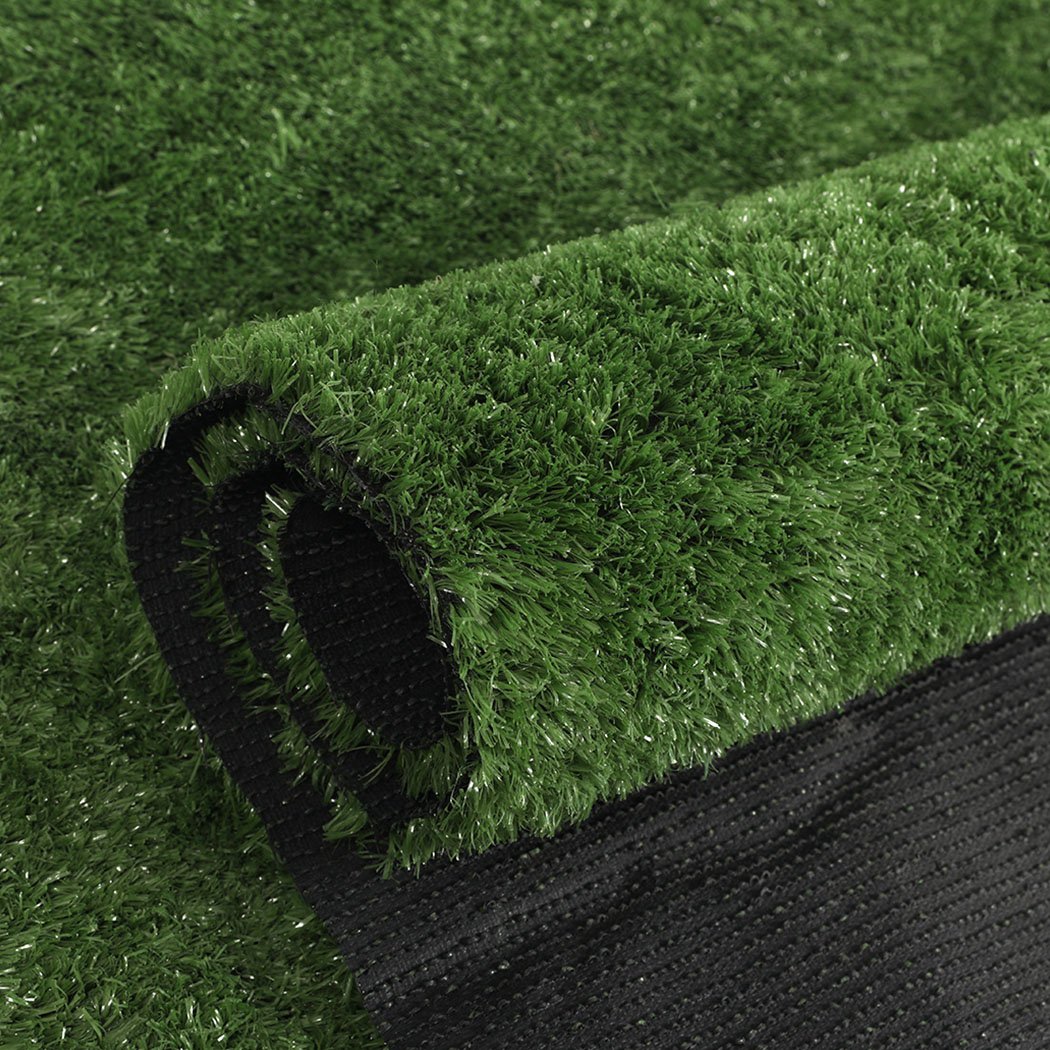 100SQM artificial grass lawn flooring, showcasing lush green synthetic turf ideal for outdoor spaces.