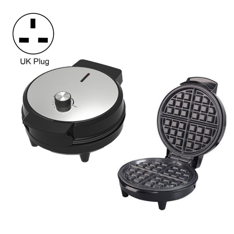 1000W Waffle Maker with non-stick coating and adjustable temperature settings, perfect for making waffles and sandwiches.