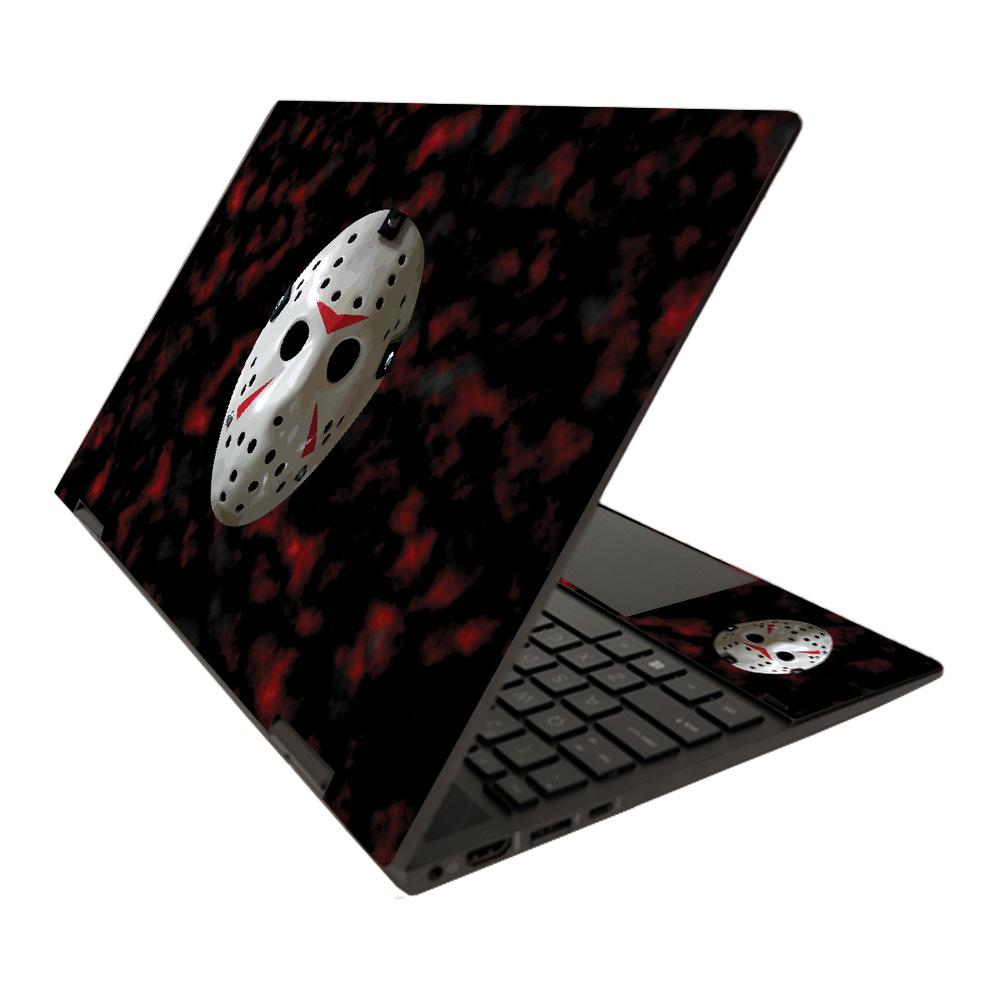 MightySkins 13th Nightmare skin for HP Envy x360 15" (2020) showcasing its stylish design and premium finish.