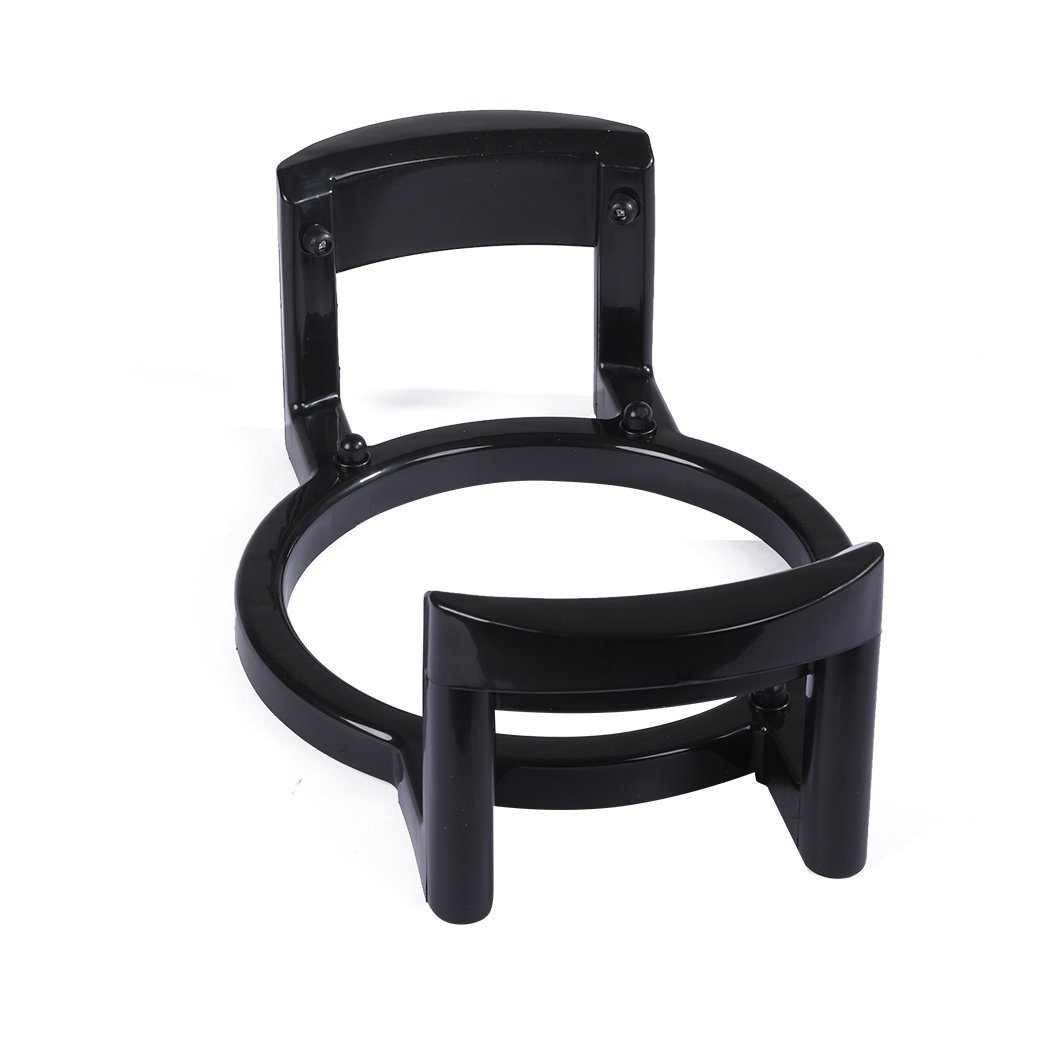 17L Digital Commercial Convection Oven Turbo Electric Air Fryer with a sleek black design and transparent glass bowl, showcasing its modern features.