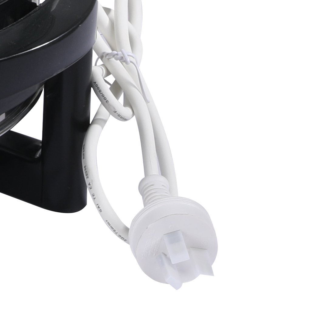 17L Digital Commercial Convection Oven Turbo Electric Air Fryer with a sleek black design and transparent glass bowl, showcasing its modern features.