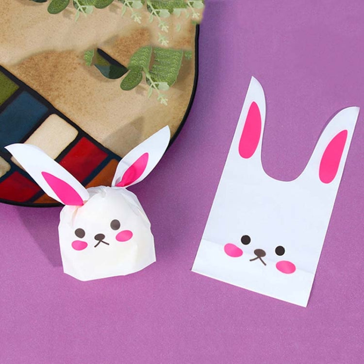 Colorful Cartoon Rabbit Ears Gift Packaging Bags, featuring a cute design suitable for candies and snacks, showcasing their durability and waterproof features.