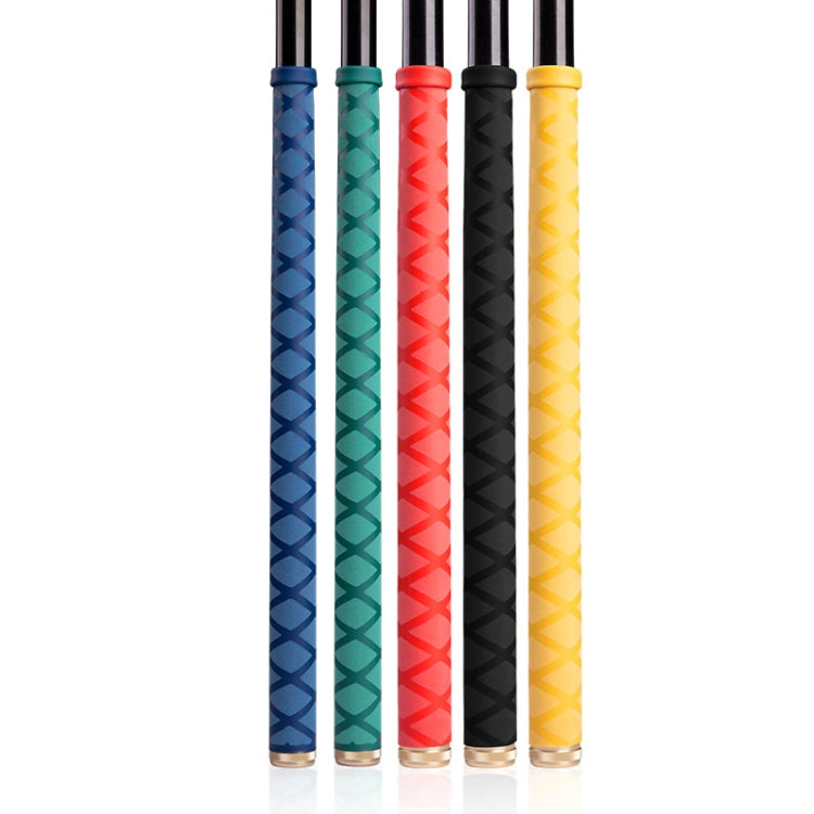 1m Fish Rod Heat Shrinkable Insulation showcasing its non-slip grip and various caliber sizes.