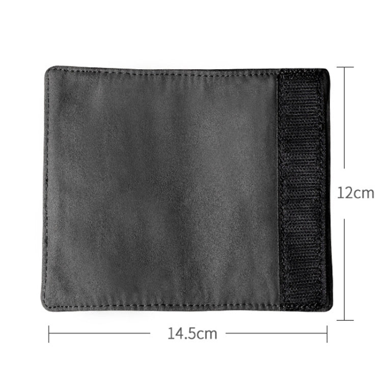 Car Door Handle Decorative Anti-Scratch Cover made of fur, showcasing its stylish design and comfortable grip.