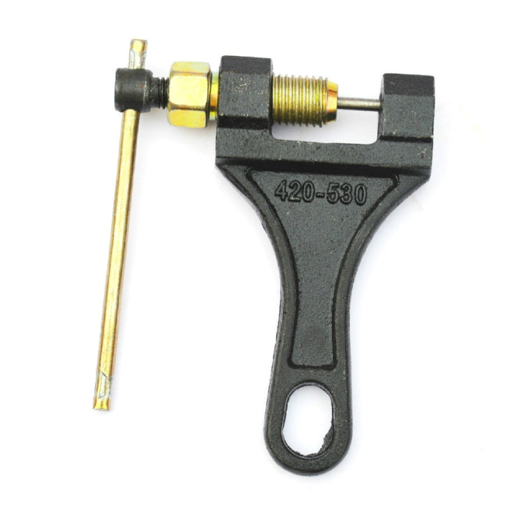 Two chain removers made of cast steel, designed for maintenance of harvesters and machinery, showcasing their durable construction and ergonomic grip.