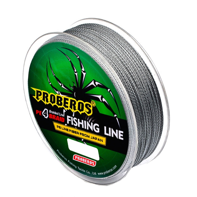Two spools of PROBEROS 4 Edited 100M Strong Horse Fish Line, showcasing the smooth and durable PE material.