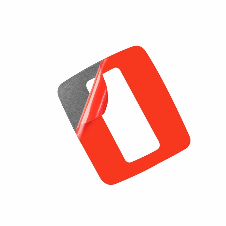 Set of two carbon fiber decorative stickers for car window buttons, designed for Volkswagen Scirocco, showcasing a sleek and modern appearance.