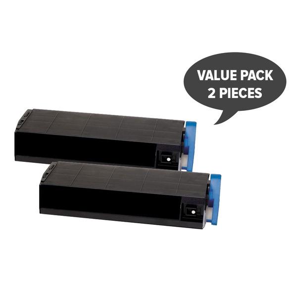 Two CT201260 C1190 Black Premium Generic Toner cartridges, designed for high-quality printing.