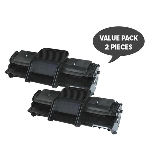 Two black premium generic toner cartridges compatible with ML-1610D3, ML-2010D3, and SCX-4521F printers.