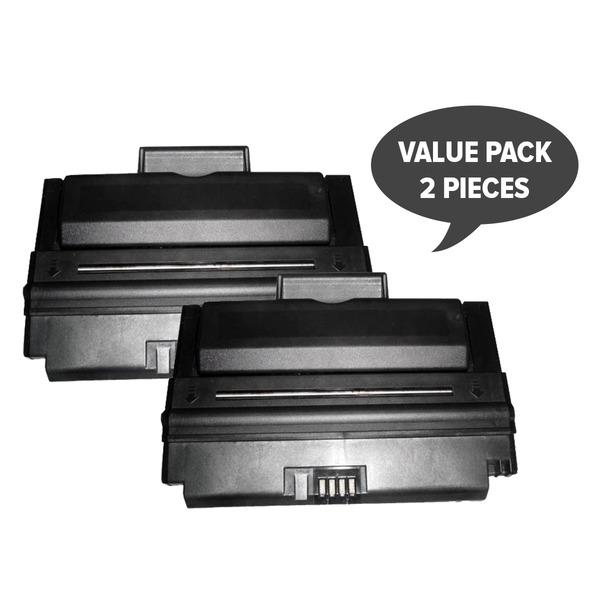 Two black toner cartridges ML-3050 ML-D3050B, premium quality, compatible with laser printers.