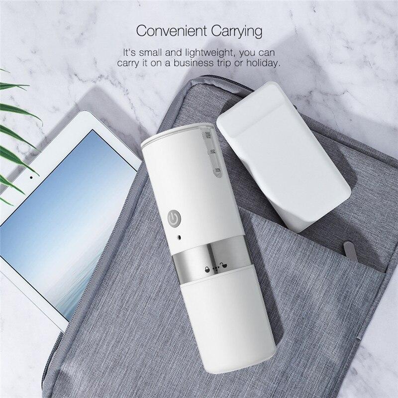 200ml Mini Coffee Machine Portable Coffee Maker in stainless steel, designed for manual espresso brewing, ideal for home and travel.