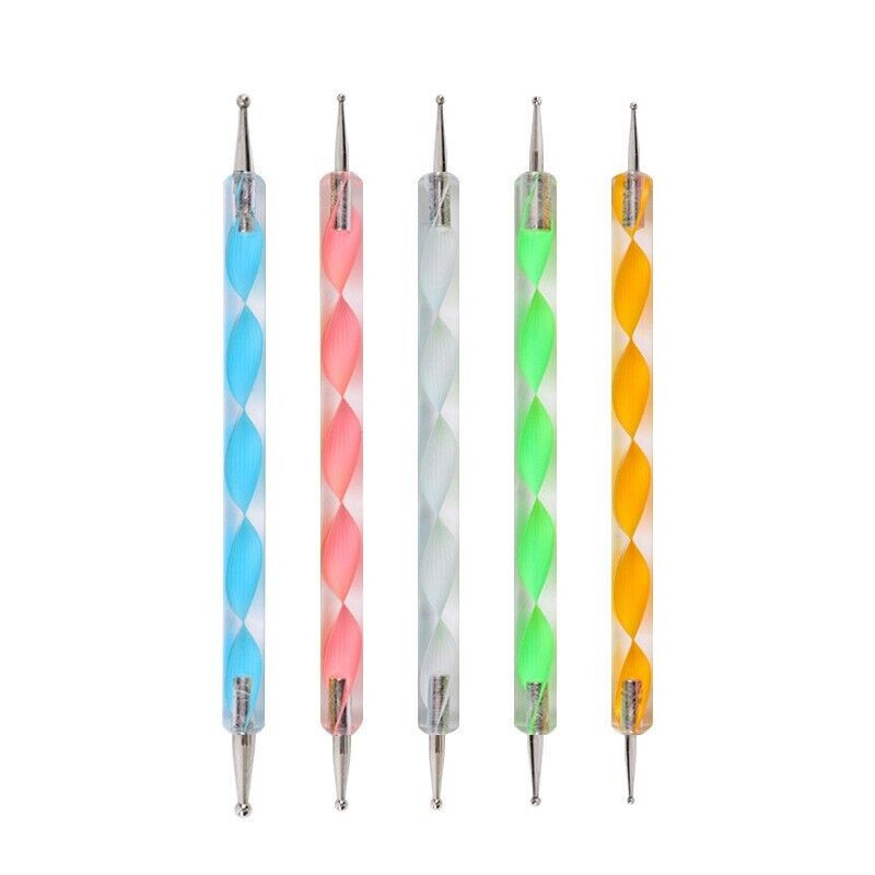 20PCS Nail Art Design Dotting Painting Drawing Polish Brush Pen set including various brushes and dotting tools for nail art.