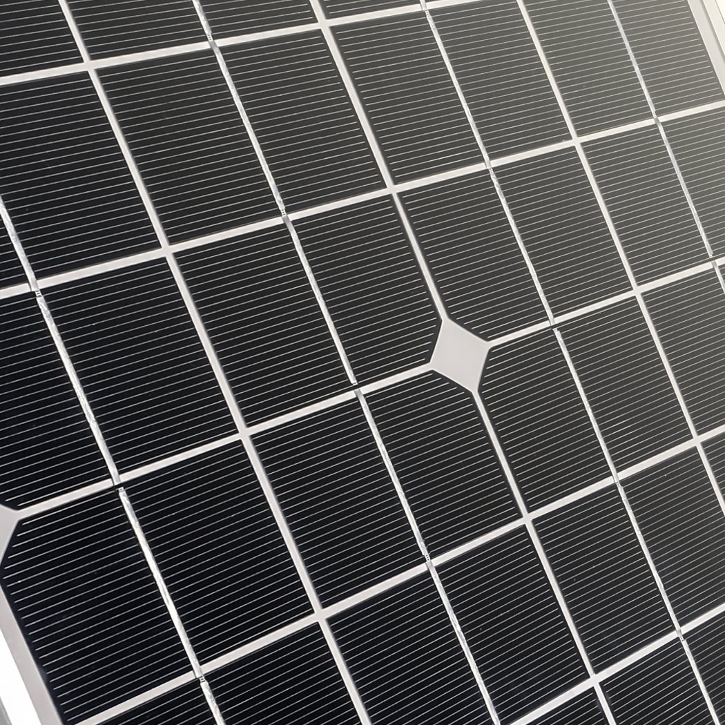 20W Monocrystalline Solar Panel Kit for camping and outdoor use, featuring a lightweight design and flexible installation options.