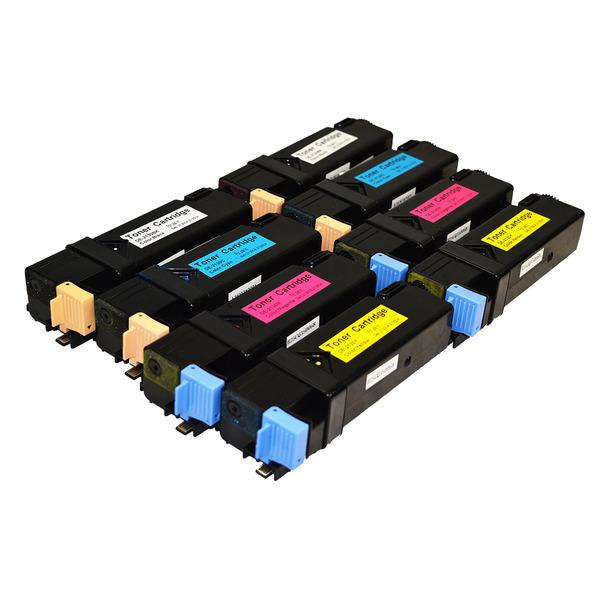 2135 Series Generic Toner Set x 2 featuring DELL2135B, DELL2135C, DELL2135M, and DELL2135Y cartridges in a compact package.