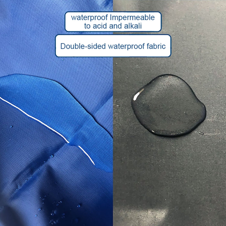 2-3P Air Conditioner Cleaning Cover with Drain Outlet, showcasing its waterproof fabric and elastic cord design for secure fitting.