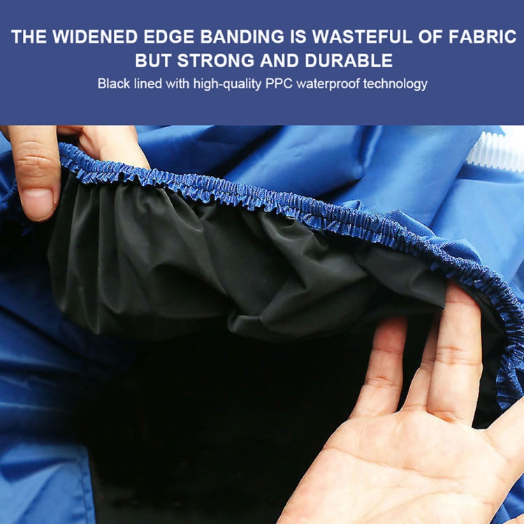 2-3P Air Conditioner Cleaning Cover with Drain Outlet, showcasing its waterproof fabric and elastic cord design for secure fitting.