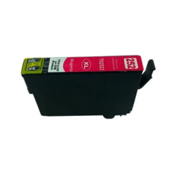 252XL Magenta Compatible Inkjet Cartridge with 15ml ink volume, designed for vibrant printing.