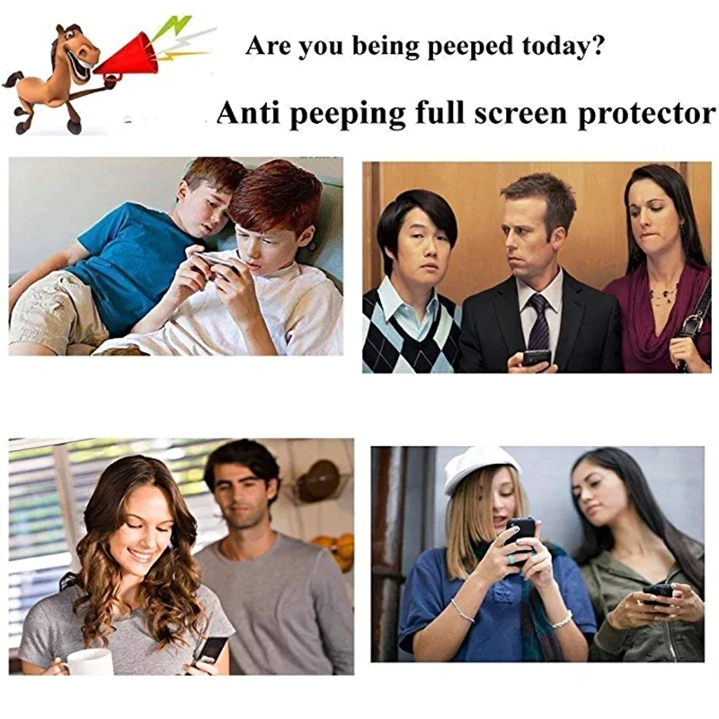 2-Pack Anti-Spy Privacy Hydrogel Screen Protector designed for Samsung S23, showcasing its features and compatibility.