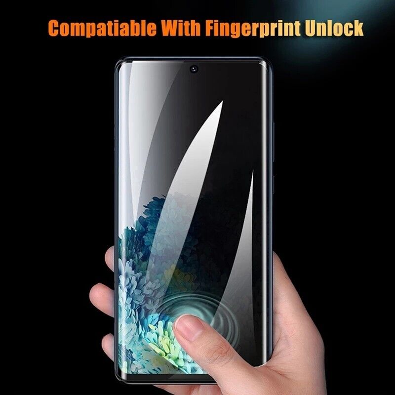2-Pack Anti-Spy Privacy Hydrogel Screen Protector designed for Samsung S23, showcasing its features and compatibility.
