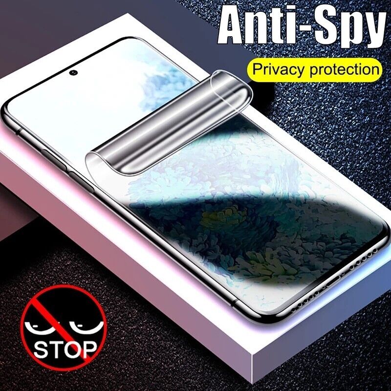 2-Pack Anti-Spy Privacy Hydrogel Screen Protector designed for Samsung S23, showcasing its features and compatibility.