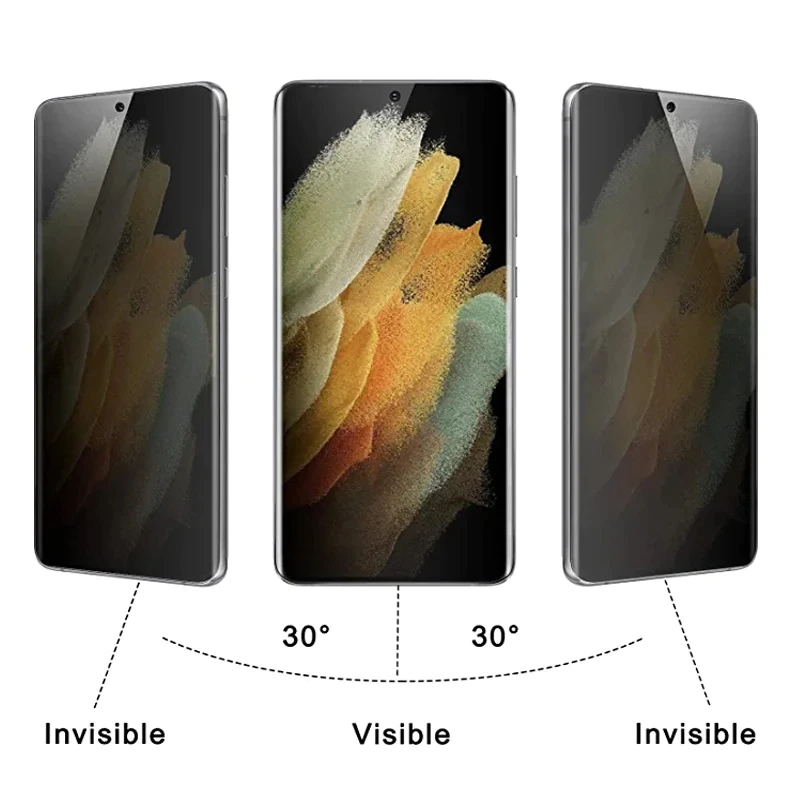 2-Pack Anti-Spy Privacy Hydrogel Screen Protector designed for Samsung S23, showcasing its features and compatibility.
