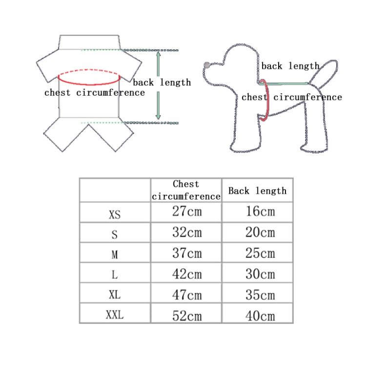 Two pieces of warm clothing for small dogs and cats, made from soft polyester, available in various sizes.