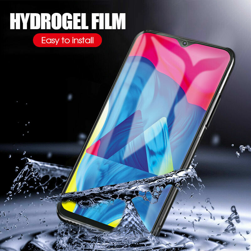 2PCS Hydrogel Screen Protector for Samsung Galaxy S23 and S22 Ultra, showcasing its ultra-clear and flexible design for full body protection.