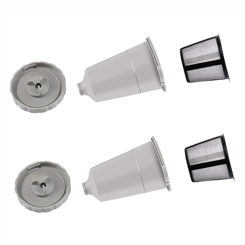 3 Pack My K-Cup Coffee Filter Reusable Replacement Refillable Holder for Keurig, made of stainless steel and BPA-free materials, designed for easy use and cleaning.