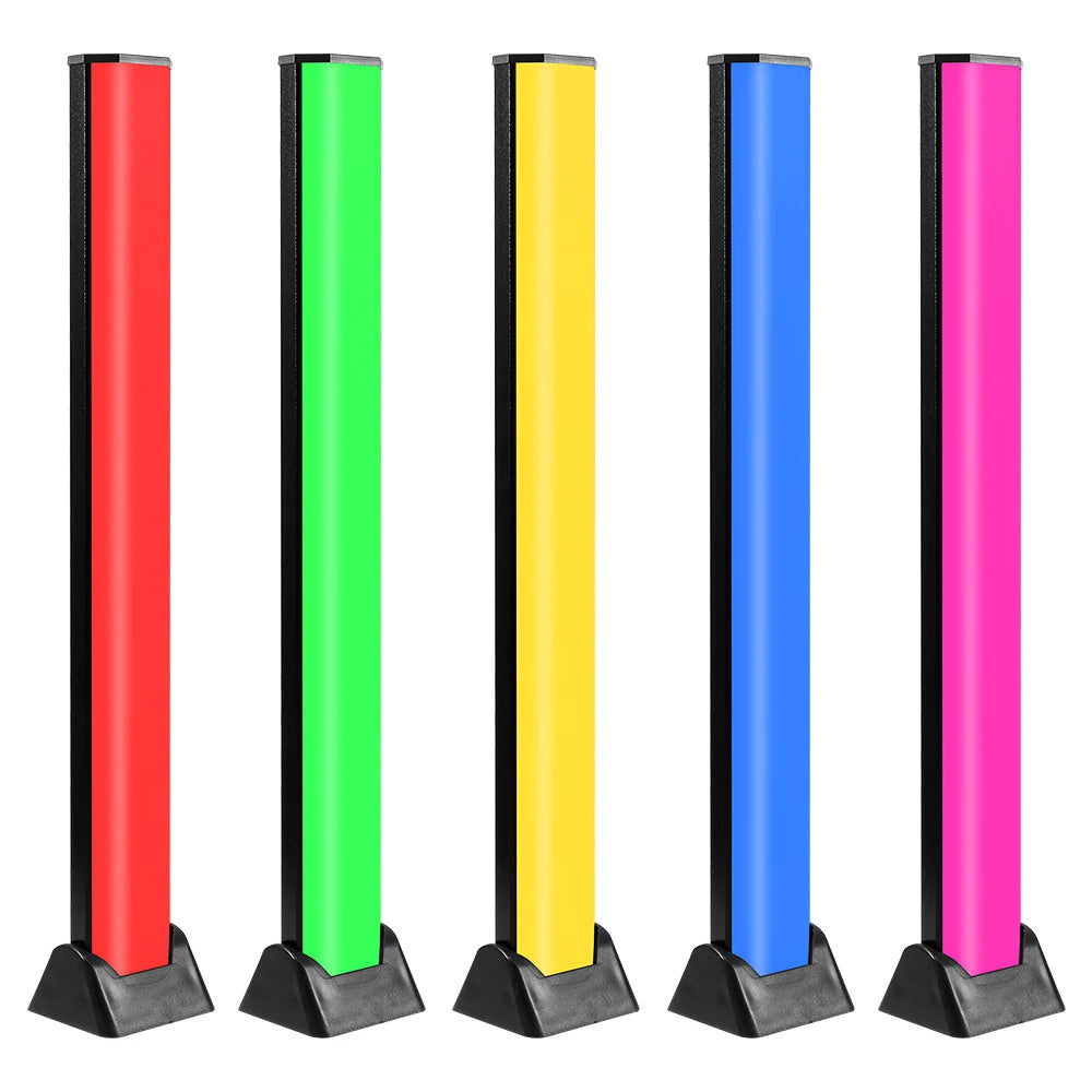 32 Bit Atmosphere Indoor Lighting LED Pickup Rhythm Lights showcasing vibrant RGB colors in a stylish black design.
